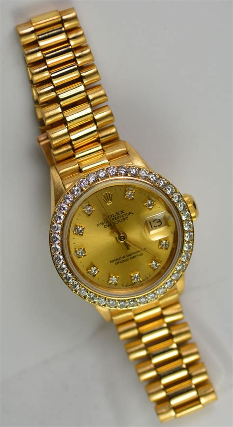 18k rolex watch